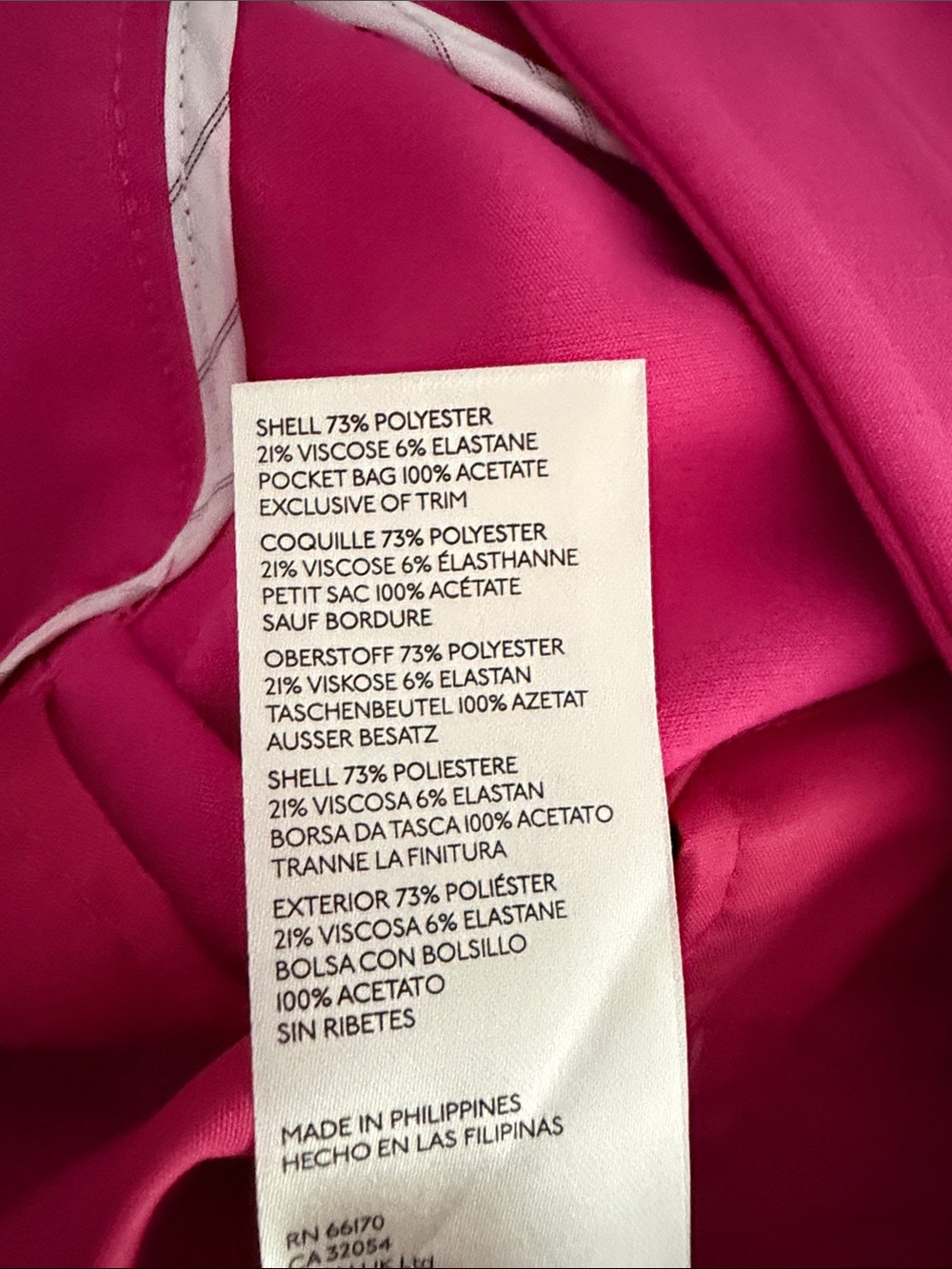 Anthropologie Maeve Fuchsia Pink Tailored pants - Picture 4 of 4